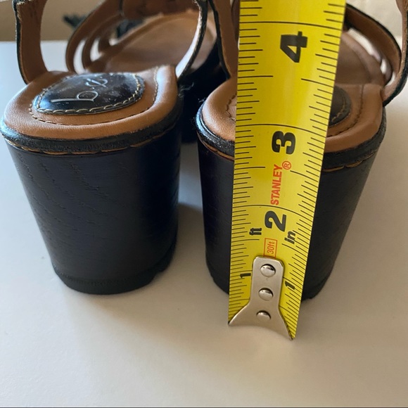 b.o.c. Black Heeled Sandals 8M - Picture 8 of 8